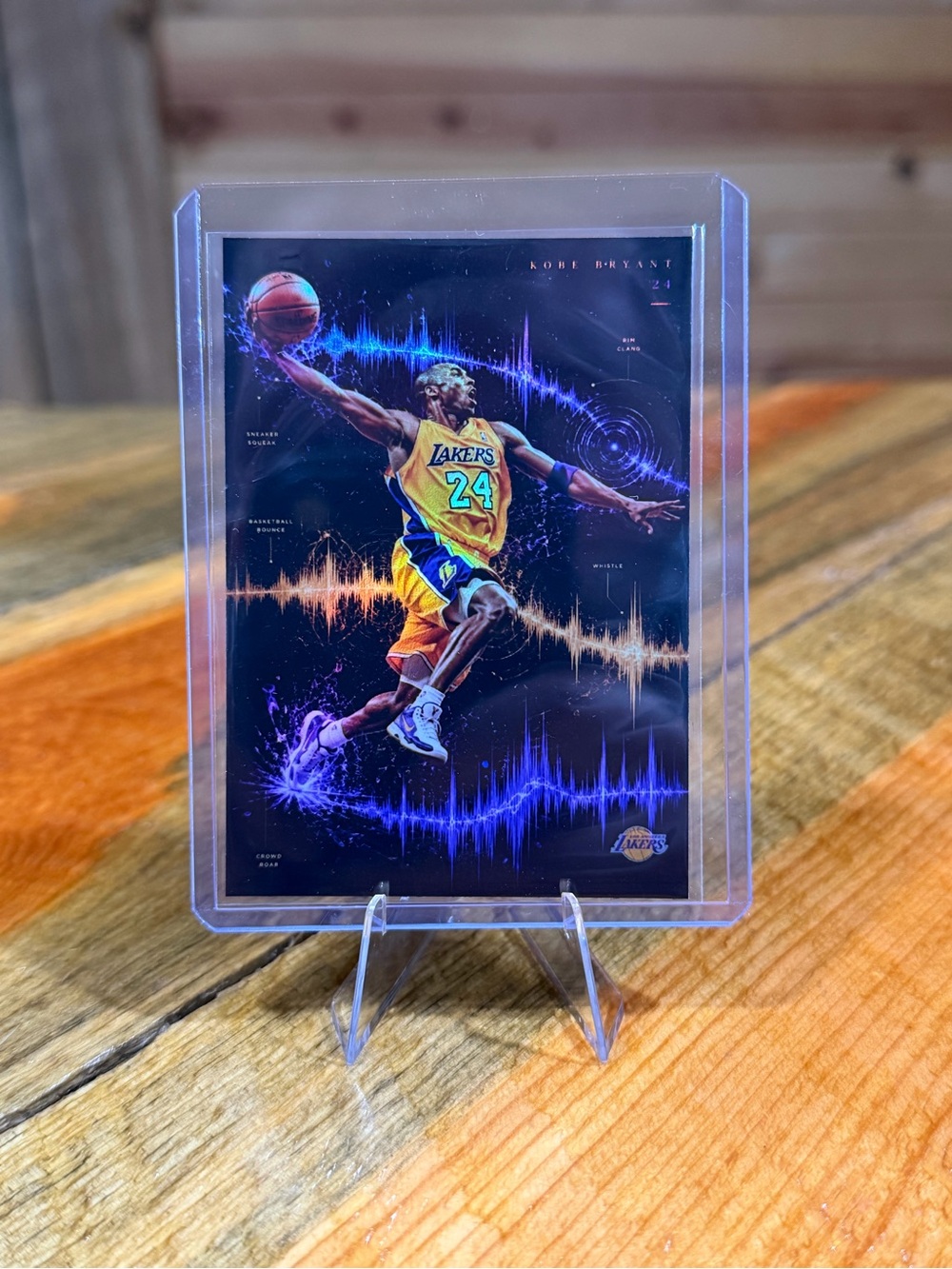 Lakers Yellow & Purple Basketball Art Print